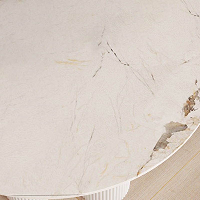 Mesa de comedor de piedra redonda moderna 1/3 piezas de comedor para comedor