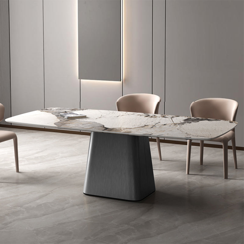 Set da tavolo da pranzo rettangolare 1/4/7 PCS Dinette in pietra per la cucina