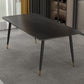 Modern Rectangle Stone Dining Table 1/2/7 Pieces Dining Set for Dining Room