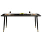 Modern Rectangle Stone Dining Table 1/2/7 Pieces Dining Set for Dining Room