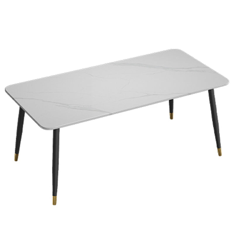 Glossy White Dining Table Set 1/5/7 Pieces Glam Dinette Set for Kitchen Clearhalo 'Dining Room Sets' 'Dining Tables & Seating' 'dining_room_set' 'furn' 'furn_dining_room_set' 'Furniture' 'Kitchen & Dining Furniture' 6986277
