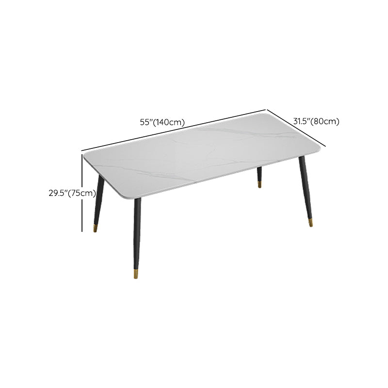 Glossy White Dining Table Set 1/5/7 Pieces Glam Dinette Set for Kitchen Clearhalo 'Dining Room Sets' 'Dining Tables & Seating' 'dining_room_set' 'furn' 'furn_dining_room_set' 'Furniture' 'Kitchen & Dining Furniture' 6986283