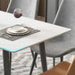 Mesa de comedor blanca con sólidos sólidos 1/4/5/7 PCS Modern Dinette Set