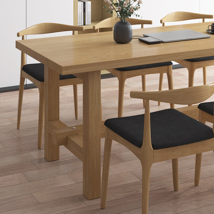 Industrial Rectangle Wood Dining Table 1/2/7 Pieces Dining Set for Dining Room