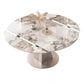 Gesinterde stenen tafel Glam eettafel voor eetkamer