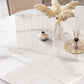 Gesinterde stenen tafel Glam eettafel voor eetkamer