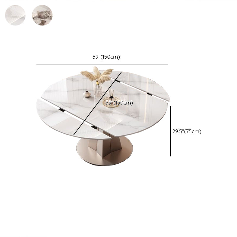 Gesinterde stenen tafel Glam eettafel voor eetkamer