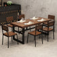 Industrial Dinner Room Dining Table Pine Solid Wood Dining Table