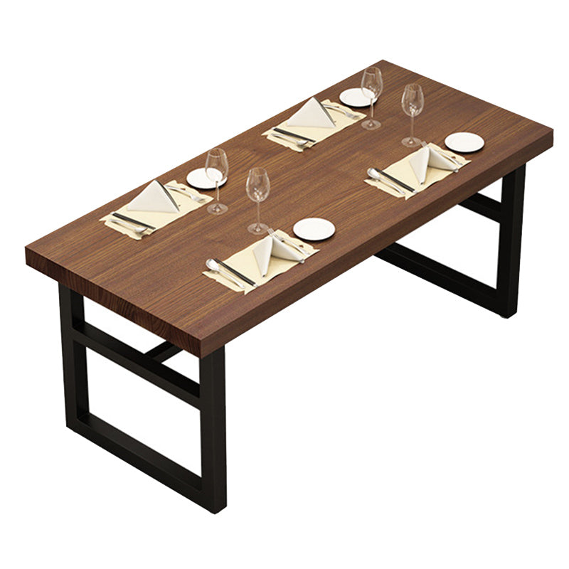 Industrial Dinner Room Dining Table Pine Solid Wood Dining Table