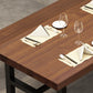 Industrial Dinner Room Dining Table Pine Solid Wood Dining Table