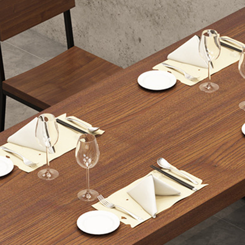 Industrial Dinner Room Dining Table Pine Solid Wood Dining Table