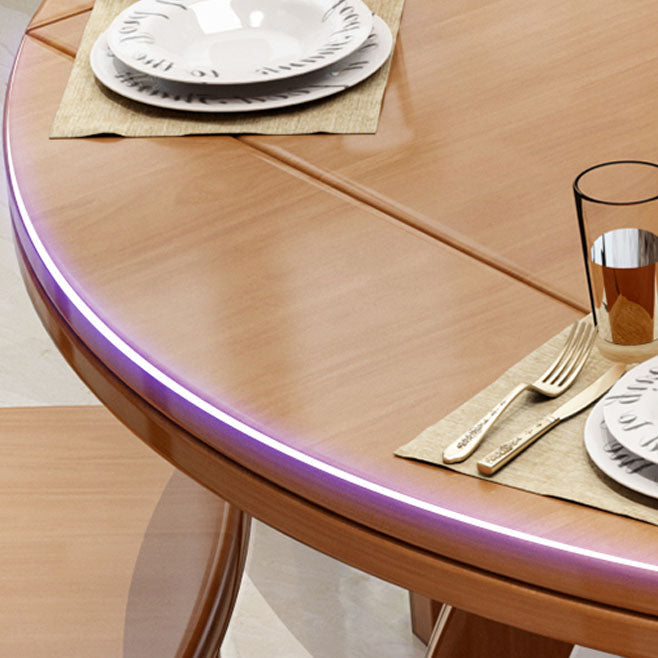 Esstisch aus massivem Holz, ausziehbarer Esstisch für das Esszimmer