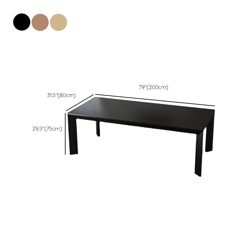 Rectangle Solid Wood Dining Table Modern Style Kitchen Dining Table