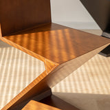 Chaise d'accéléreuse industrielle chaise à manger en bois massif pour salon