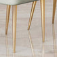 Faux Leather Side Chair Glam Parsons Dining Chair with Gold Legs Clearhalo 'Dining Chairs' 'Dining Tables & Seating' 'dining_chair' 'furn' 'furn_dining_chair' 'Furniture' 'Kitchen & Dining Furniture' 6986688