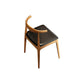 Contemporary Kitchen Dining Chairs Faux Leather Dining Chairs in Natural