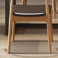 Contemporary Kitchen Dining Chairs Faux Leather Dining Chairs in Natural