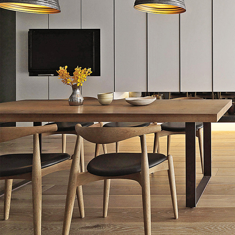Faux Leather Kitchen Dining Chairs Upholstered Chairs with Wood Base Clearhalo 'Dining Chairs' 'Dining Tables & Seating' 'dining_chair' 'furn' 'furn_dining_chair' 'Furniture' 'Kitchen & Dining Furniture' 6986952