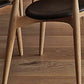 Faux Leather Kitchen Dining Chairs Upholstered Chairs with Wood Base Clearhalo 'Dining Chairs' 'Dining Tables & Seating' 'dining_chair' 'furn' 'furn_dining_chair' 'Furniture' 'Kitchen & Dining Furniture' 6986963