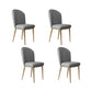 Chaise d'appoint en cuir, chaise de salle à manger à Base dorée Glam pour le salon