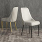 Glam Style Side Chair PU Leather Dining Chair for Living Room Clearhalo 'Dining Chairs' 'Dining Tables & Seating' 'dining_chair' 'furn' 'furn_dining_chair' 'Furniture' 'Kitchen & Dining Furniture' 6987105