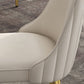 Glam Style Side Chair PU Leather Dining Chair for Living Room Clearhalo 'Dining Chairs' 'Dining Tables & Seating' 'dining_chair' 'furn' 'furn_dining_chair' 'Furniture' 'Kitchen & Dining Furniture' 6987110