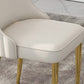 Glam Style Side Chair PU Leather Dining Chair for Living Room Clearhalo 'Dining Chairs' 'Dining Tables & Seating' 'dining_chair' 'furn' 'furn_dining_chair' 'Furniture' 'Kitchen & Dining Furniture' 6987112