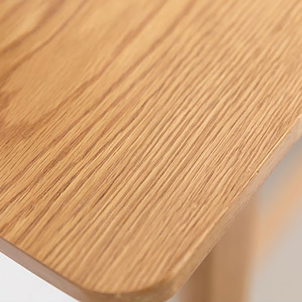 Rectangle Solid Wood Counter Height Table Modern Trestle Base in Brown and Natural Clearhalo 'Bar Furniture' 'Bar Tables' 'bar_tables' 'furn' 'furn_bar_tables' 'Furniture' 'Kitchen & Dining Furniture' 6987168