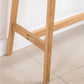 Rectangle Solid Wood Counter Height Table Modern Trestle Base in Brown and Natural Clearhalo 'Bar Furniture' 'Bar Tables' 'bar_tables' 'furn' 'furn_bar_tables' 'Furniture' 'Kitchen & Dining Furniture' 6987171
