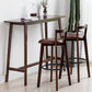 Rectangle Solid Wood Counter Height Table Modern Trestle Base in Brown and Natural Clearhalo 'Bar Furniture' 'Bar Tables' 'bar_tables' 'furn' 'furn_bar_tables' 'Furniture' 'Kitchen & Dining Furniture' 6987176