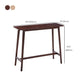 Rectangle Solid Wood Counter Height Table Modern Trestle Base in Brown and Natural Clearhalo 'Bar Furniture' 'Bar Tables' 'bar_tables' 'furn' 'furn_bar_tables' 'Furniture' 'Kitchen & Dining Furniture' 6987177