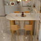 Modern Stone and Iron Counter Height Table Free Form Bar Table with 3 Legs Clearhalo 'Bar Furniture' 'Bar Tables' 'bar_tables' 'furn' 'furn_bar_tables' 'Furniture' 'Kitchen & Dining Furniture' 6987201