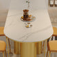 Modern Stone and Iron Counter Height Table Free Form Bar Table with 3 Legs Clearhalo 'Bar Furniture' 'Bar Tables' 'bar_tables' 'furn' 'furn_bar_tables' 'Furniture' 'Kitchen & Dining Furniture' 6987203