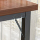 Table de salle à manger industrielle de barre de rectangle de table de taille de barre de base de tréteau de fer