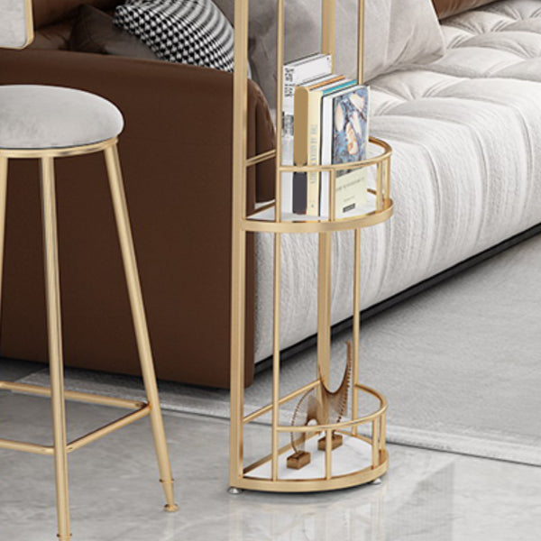 Bartisch mit Aufbewahrungsbasis aus Eisen, moderner Freiform-Bartisch mit Weinglashaltern