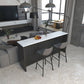 Industrial Style Bar Table Rectangle Stone Fixed Bistro Bar Desk for Indoor Clearhalo 'Bar Furniture' 'Bar Tables' 'bar_tables' 'furn' 'furn_bar_tables' 'Furniture' 'Kitchen & Dining Furniture' 6987377