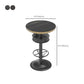 Industrial Style Bar Wine Table Black Color Bar Dining Table with Storage Clearhalo 'Bar Furniture' 'Bar Tables' 'bar_tables' 'furn' 'furn_bar_tables' 'Furniture' 'Kitchen & Dining Furniture' 6987404