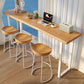 Industrial Rectangle Bar Table Set 1/4 Pcs Solid Wood Bar Table and Bar Stool Clearhalo 'Bar Furniture' 'furn' 'furn_home_bar_bar_sets' 'Furniture' 'Home Bars & Bar Sets' 'home_bar_bar_sets' 'Kitchen & Dining Furniture' 6987619