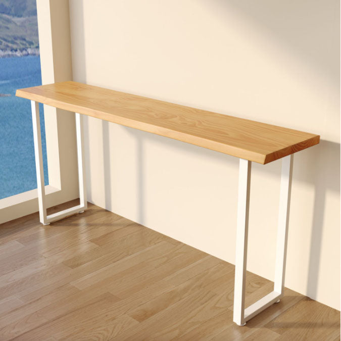 Industrial Rectangle Bar Table Set 1/4 Pcs Solid Wood Bar Table and Bar Stool Clearhalo 'Bar Furniture' 'furn' 'furn_home_bar_bar_sets' 'Furniture' 'Home Bars & Bar Sets' 'home_bar_bar_sets' 'Kitchen & Dining Furniture' 6987624