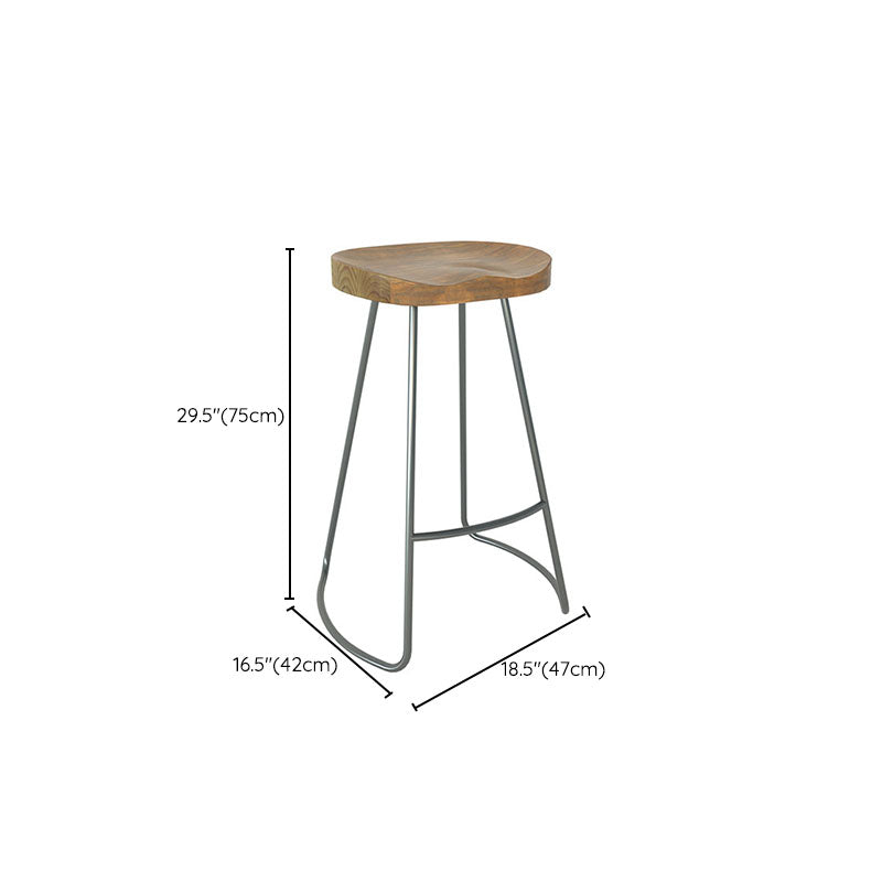 Industrial Rectangle Bar Table Set 1/4 Pcs Solid Wood Bar Table and Bar Stool Clearhalo 'Bar Furniture' 'furn' 'furn_home_bar_bar_sets' 'Furniture' 'Home Bars & Bar Sets' 'home_bar_bar_sets' 'Kitchen & Dining Furniture' 6987628