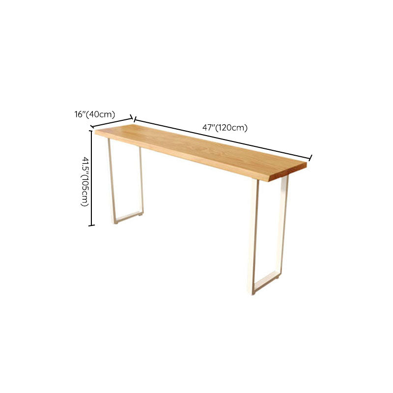 Industrial Rectangle Bar Table Set 1/4 Pcs Solid Wood Bar Table and Bar Stool Clearhalo 'Bar Furniture' 'furn' 'furn_home_bar_bar_sets' 'Furniture' 'Home Bars & Bar Sets' 'home_bar_bar_sets' 'Kitchen & Dining Furniture' 6987630