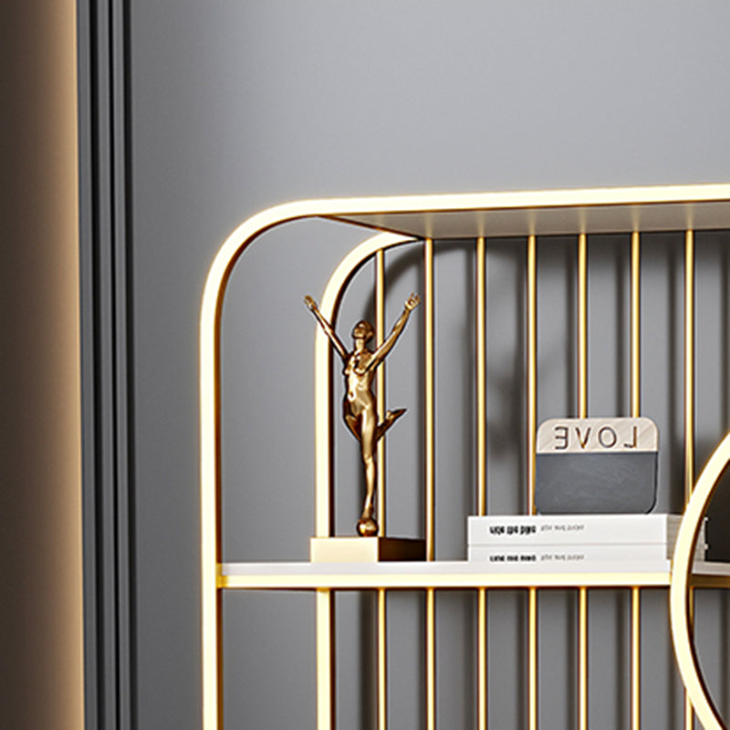 Metal Open Back Bookshelf Standard Shelves Included Bookcase for Study Room Clearhalo 'Bookcases' 'furn' 'furn_bookcases' 'Furniture' 'Office Furniture' 6987715