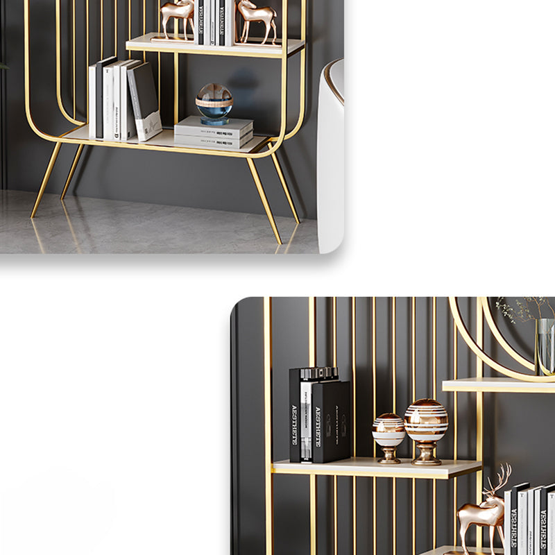 Metal Open Back Bookshelf Standard Shelves Included Bookcase for Study Room Clearhalo 'Bookcases' 'furn' 'furn_bookcases' 'Furniture' 'Office Furniture' 6987716