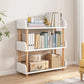 Open Back Standard Bookcase Scandinavian Engineered Wood Bookshelf