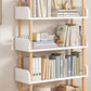 Open Back Standard Bookcase Scandinavian Engineered Wood Bookshelf
