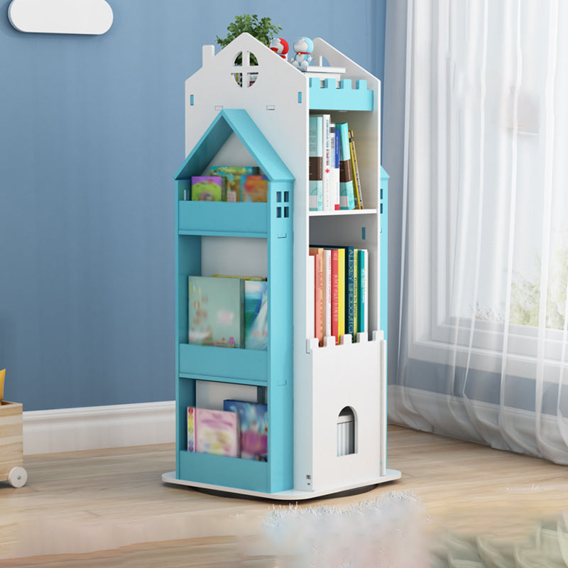 Bibliothèque en bois d'ingénierie standard de style scandinave ouvre à l'arrière en bois d'ingénierie standard