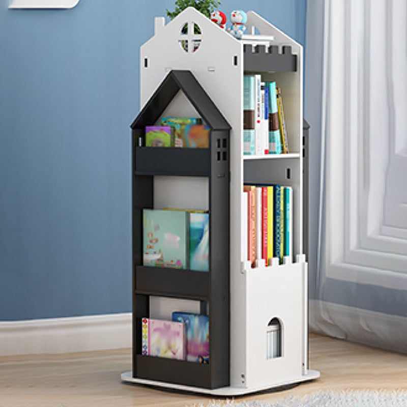 Bibliothèque en bois d'ingénierie standard de style scandinave ouvre à l'arrière en bois d'ingénierie standard