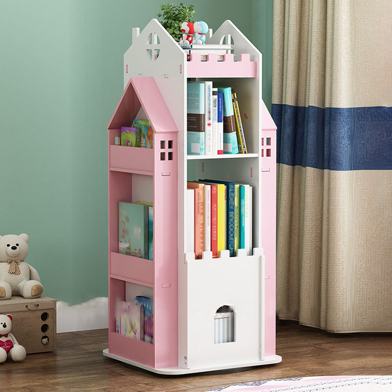 Bibliothèque en bois d'ingénierie standard de style scandinave ouvre à l'arrière en bois d'ingénierie standard