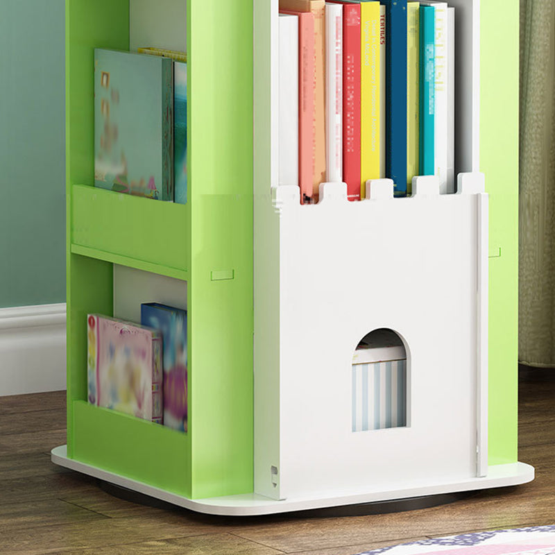 Bibliothèque en bois d'ingénierie standard de style scandinave ouvre à l'arrière en bois d'ingénierie standard