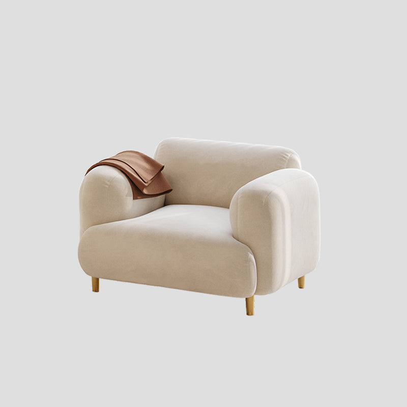 Contemporary Velet Seating Tufted Back Square Arm Sofa for Living Room 41"L x 37"W x 33"H Clearhalo 'furn' 'furn_sofas' 'Furniture' 'Living Room Furniture' 'Sofa' 'sofas' 6987793